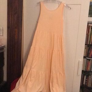 NWT Sweet and breezy peach maxi dress